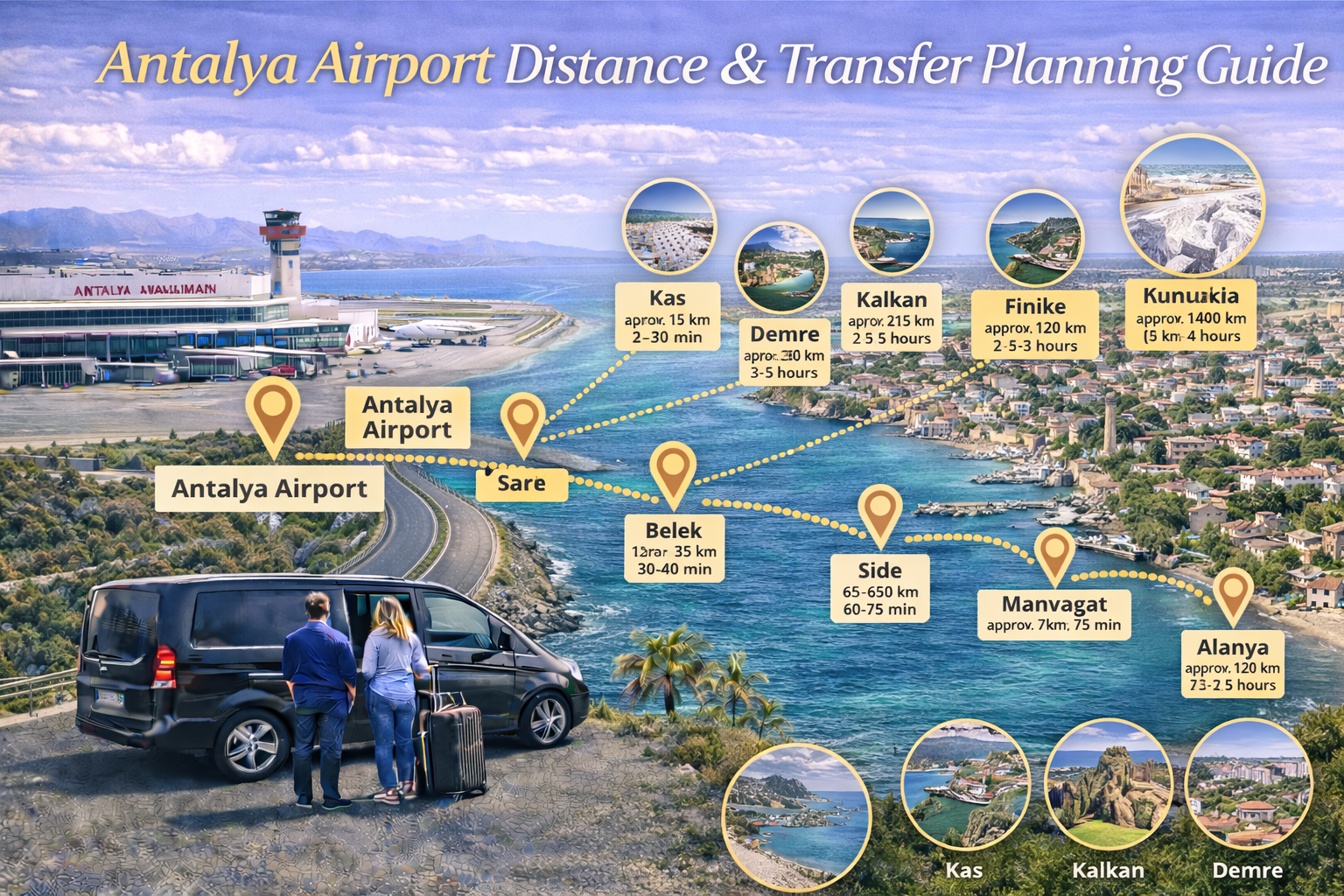 Antalya Airport Distance & Transfer Planning Guide