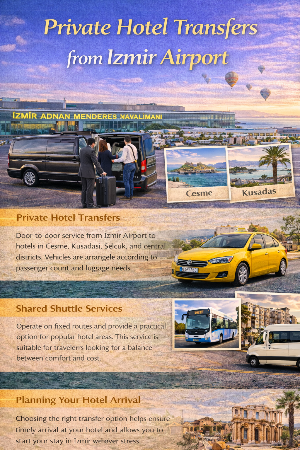 How to Get from Izmir Adnan Menderes Airport to Hotels