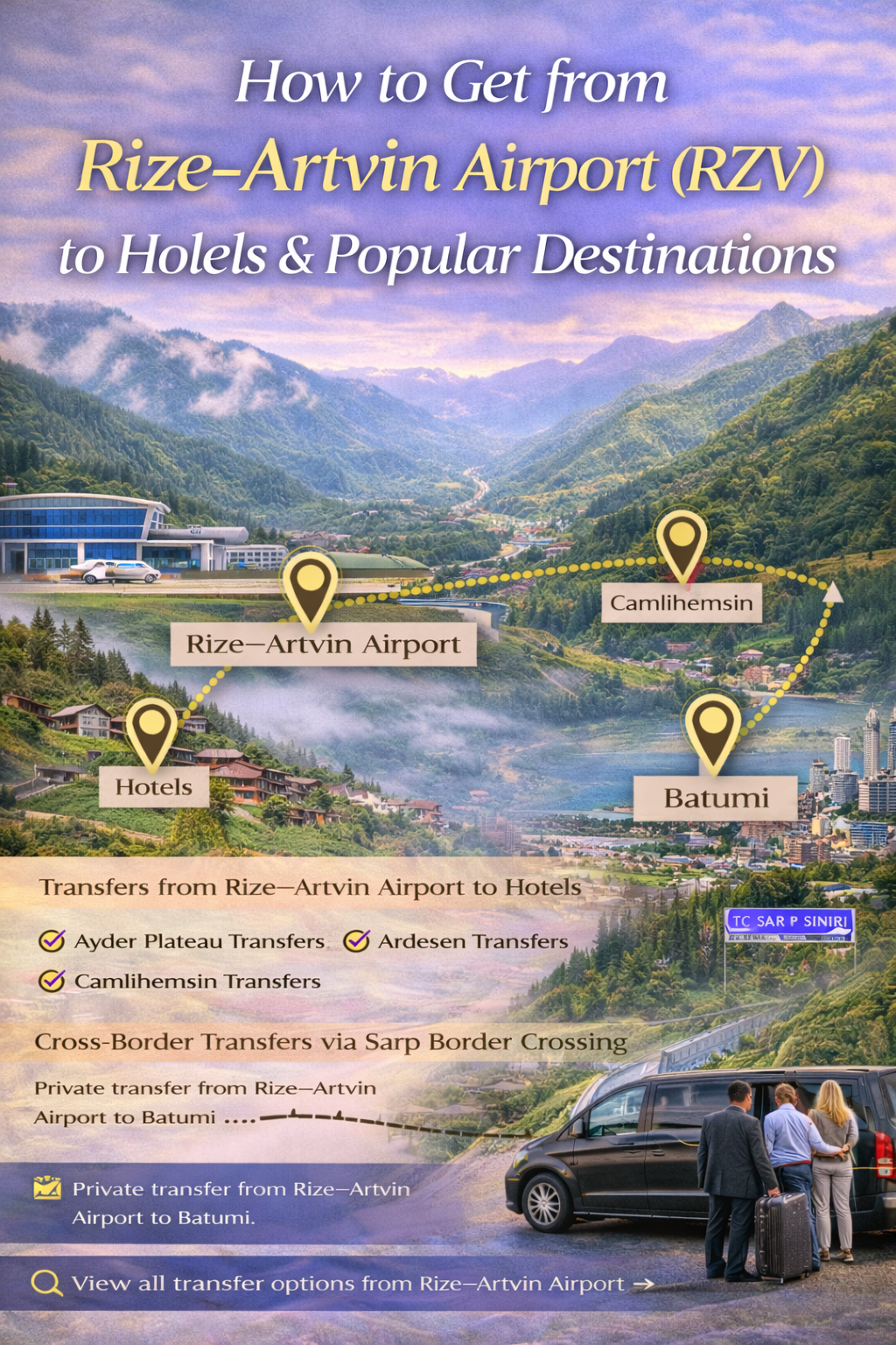 How to Get from Rize–Artvin Airport (RZV) to Hotels & Popular Destinations