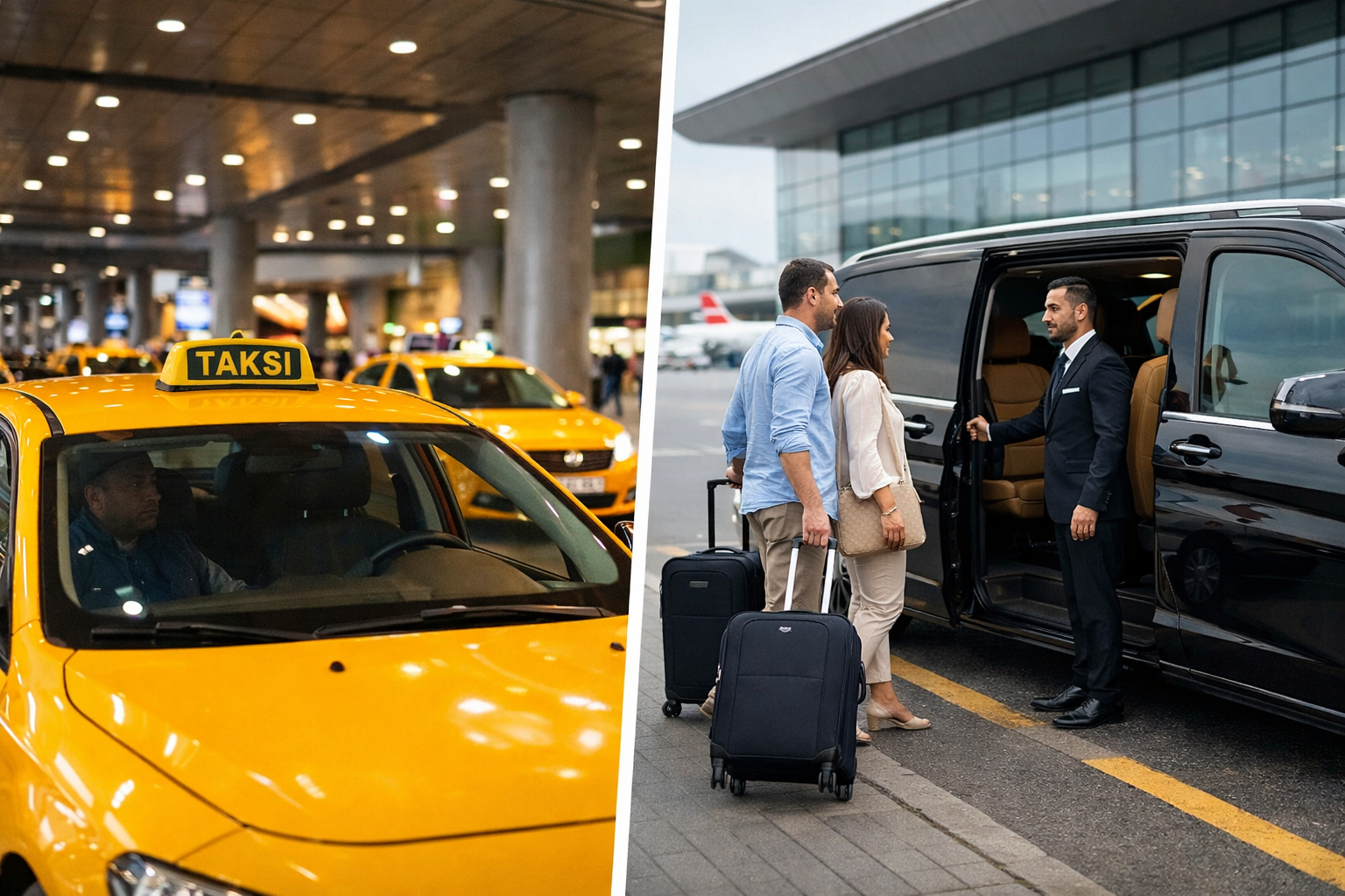 Istanbul Flughafen Taxi vs Privattransfer – Preise, Zeit & beste Option 2026