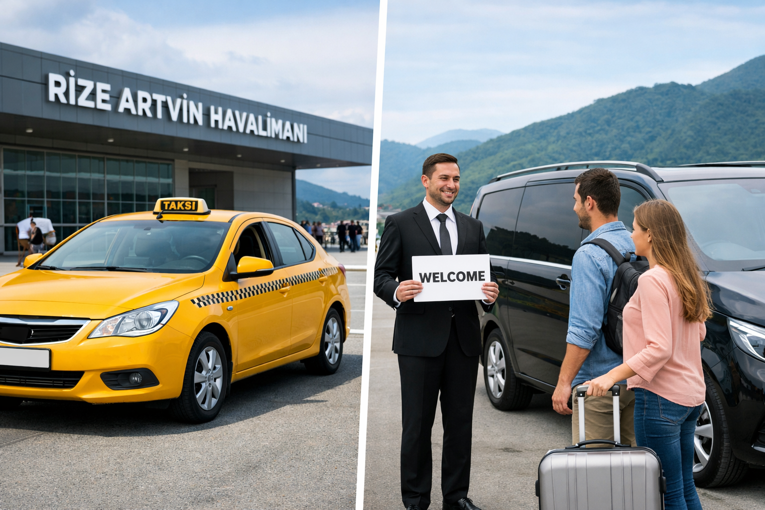Такси или частный трансфер в аэропорту Ризе – что лучше?