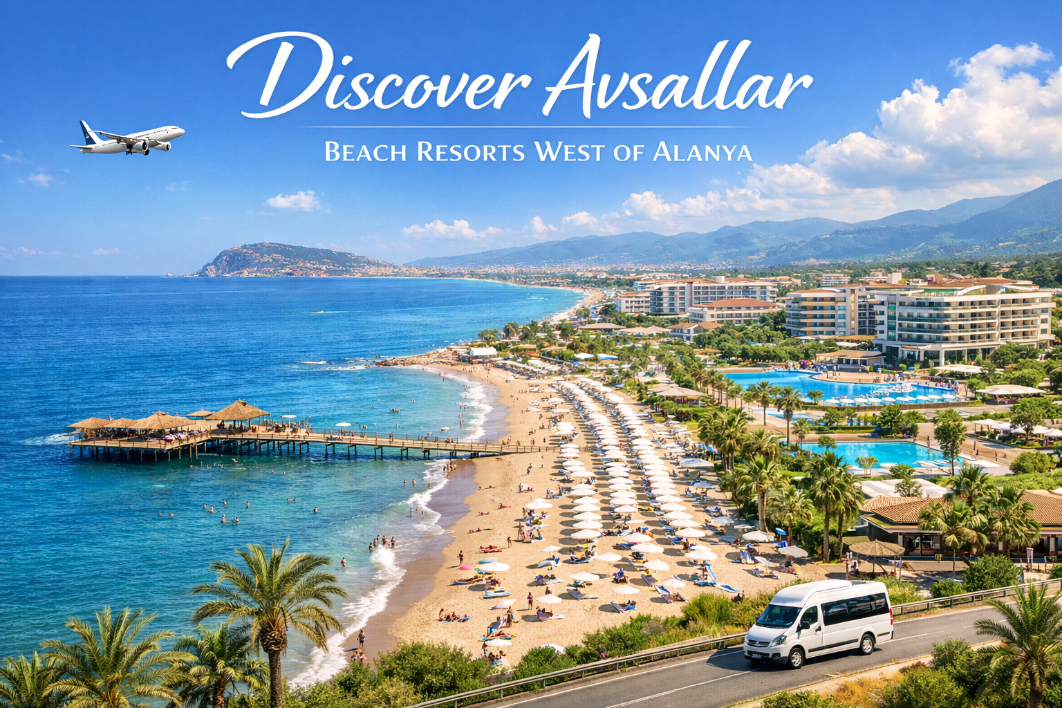 Авсаллар | Песчаные пляжи к западу от Аланьи