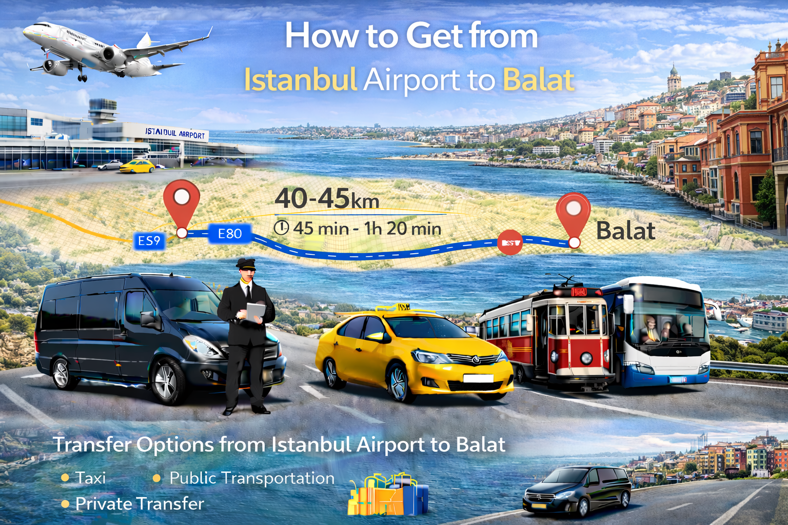 Balat Hotel Transfer Guide | Istanbul Airport (IST) to Balat