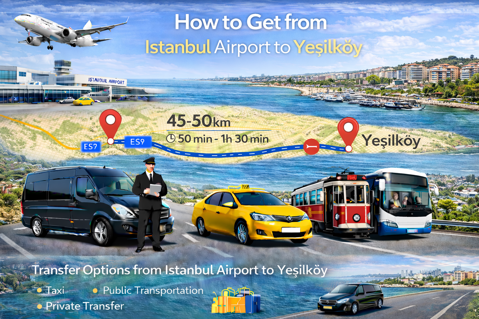 Yeşilköy Hotel Transfer Guide | Istanbul Airport (IST) to Yeşilköy