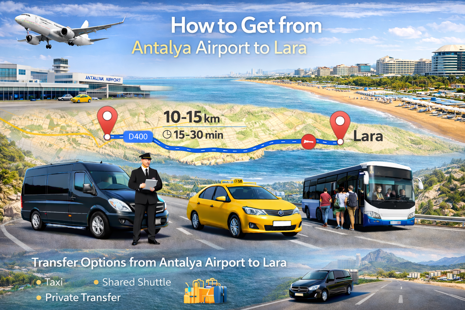 Lara Hotel Transfer Guide | Antalya Airport (AYT) to Lara
