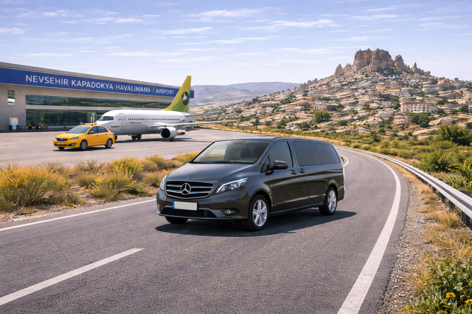Как добраться из аэропорта Невшехир (NAV) в Каймаклы