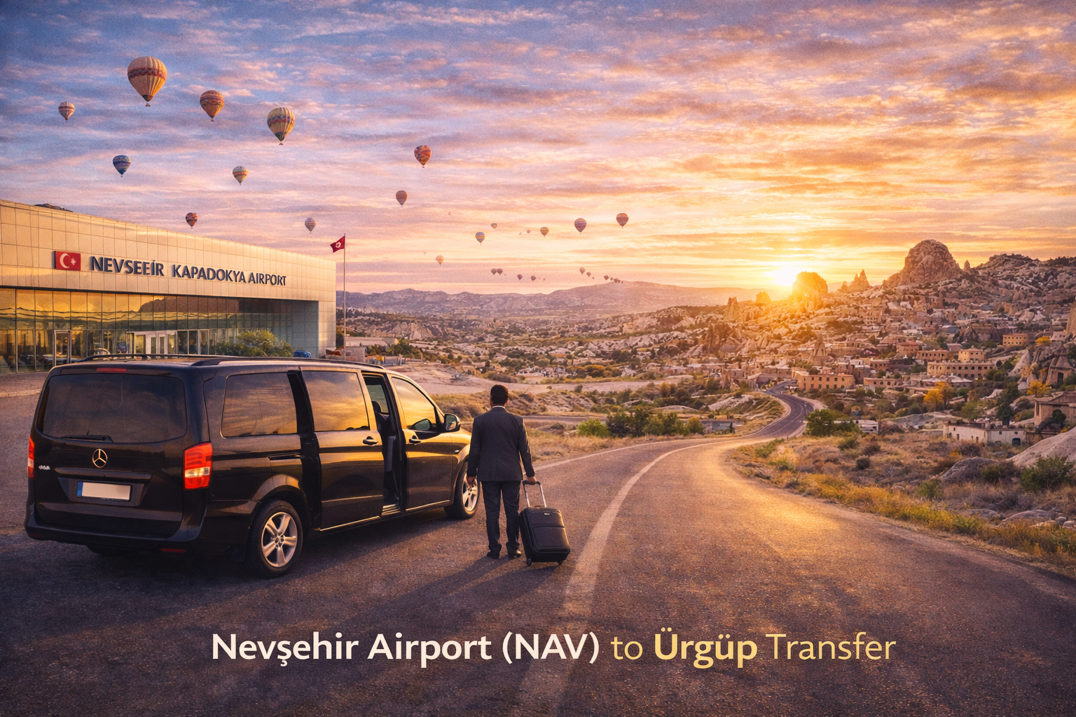 Transfer vom Flughafen Nevşehir (NAV) nach Ürgüp